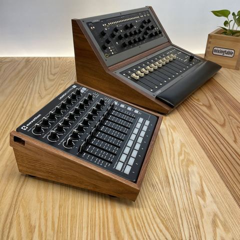 Novation Launch Control XL Classic and Console1 Fader Duo Lux Walnut Edition