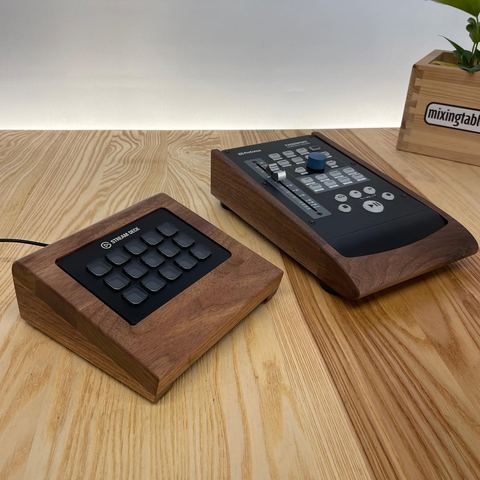 Faderport2 and Stream Deck 15 mkI Desk Stands by mixingtable