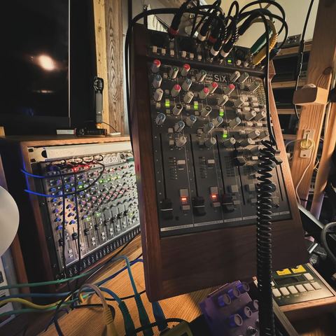 Using the SSL SiX as an FX submixer from for the synth sidecar