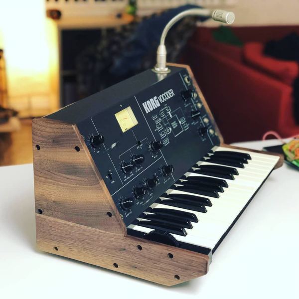 Korg VC10 with walnut side panels