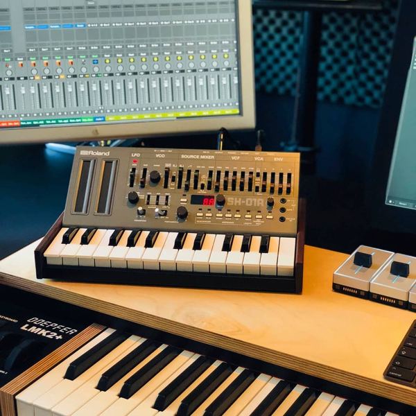 Roland Boutique K25m walnut panels